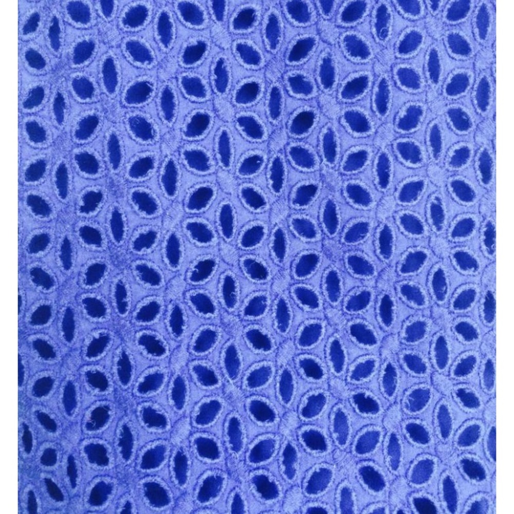 J CREW BLUE EYELET TOP